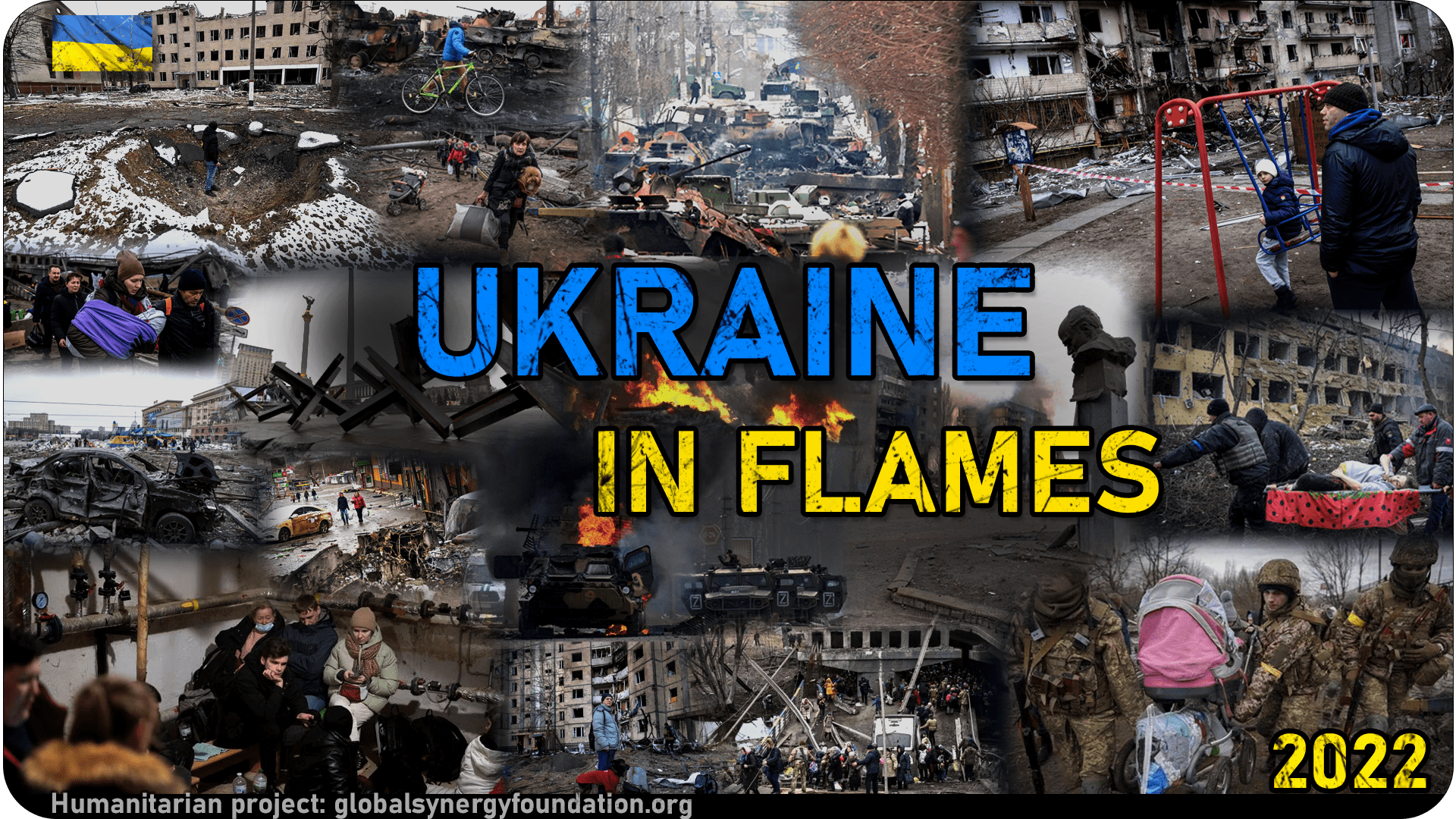 Ukraine in flames